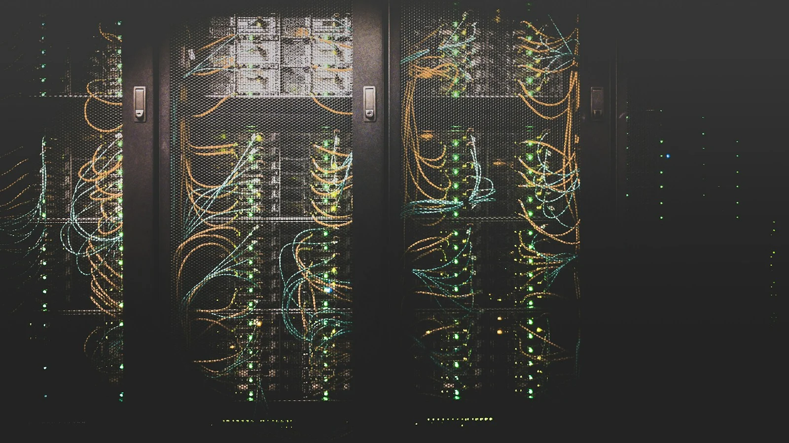 Server racks in a data centre