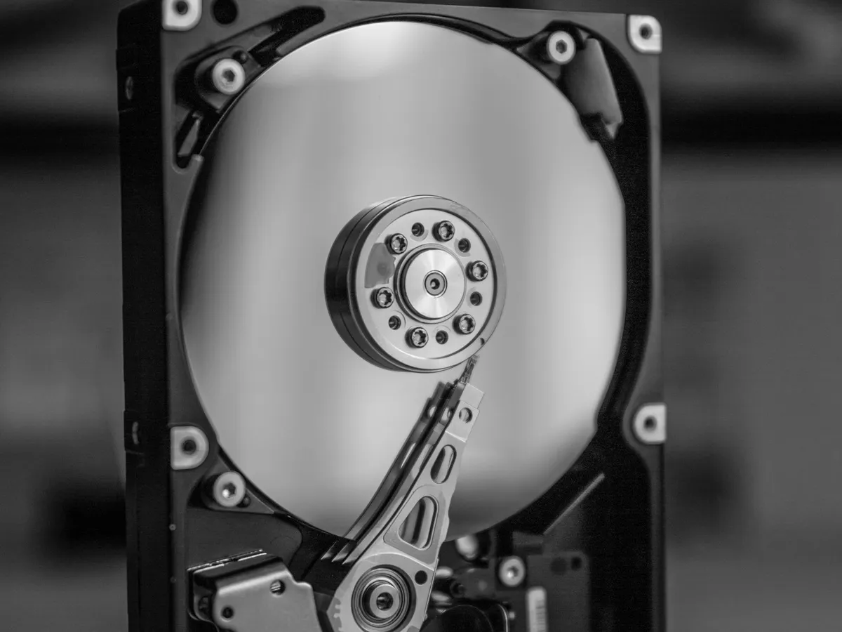 Hard disk drive used for data storage and backup